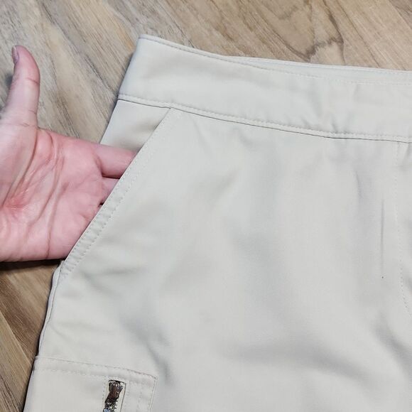 🔺️Izod XFG Cream Cargo Skort w/Pockets Size 12 - Picture 5 of 15